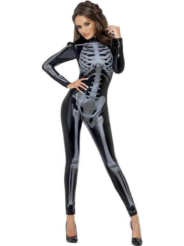 Skelet catsuit dames - Image 4