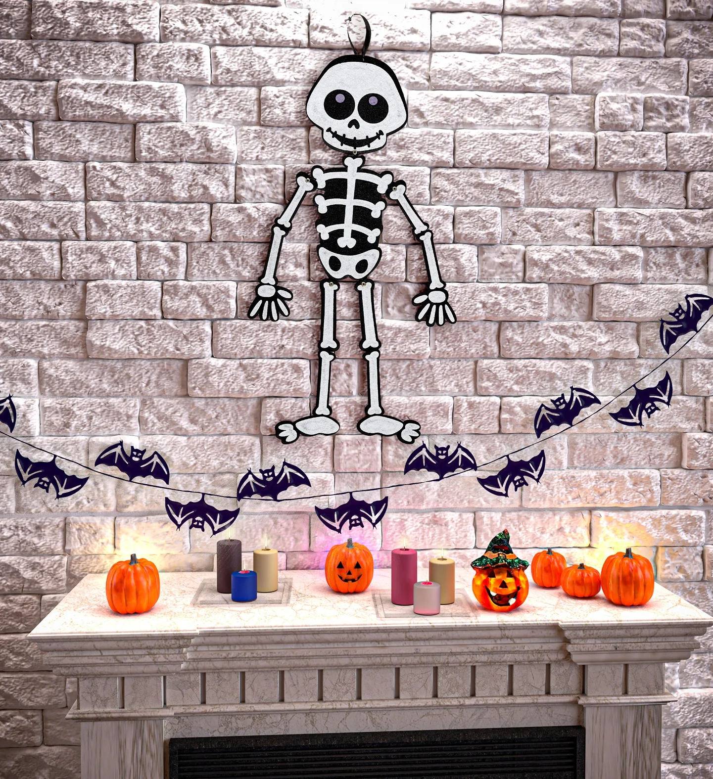 Skelet hangdecoratie 53cm - Image 2