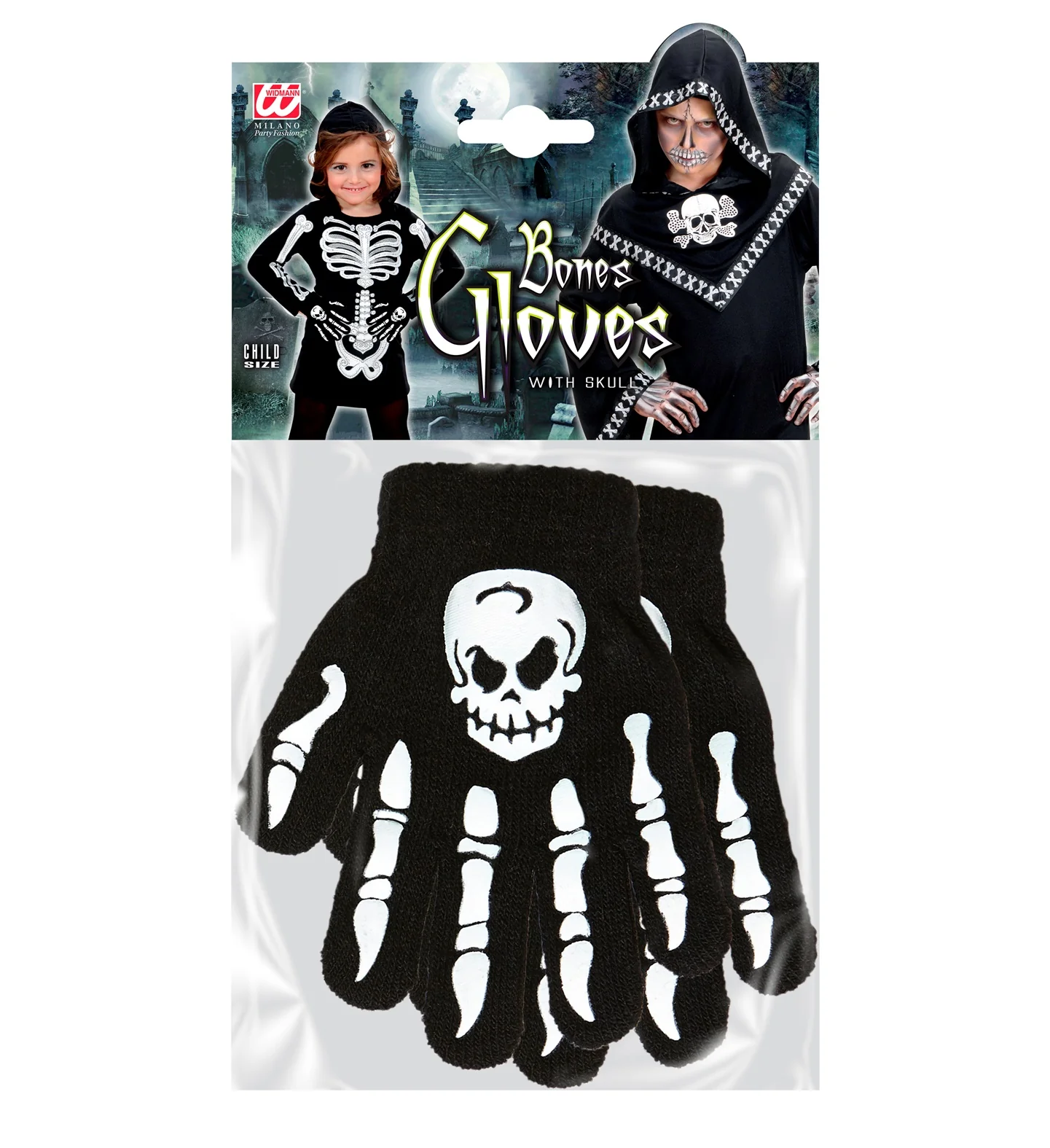 Handschoenen skelet kinderen - Image 3