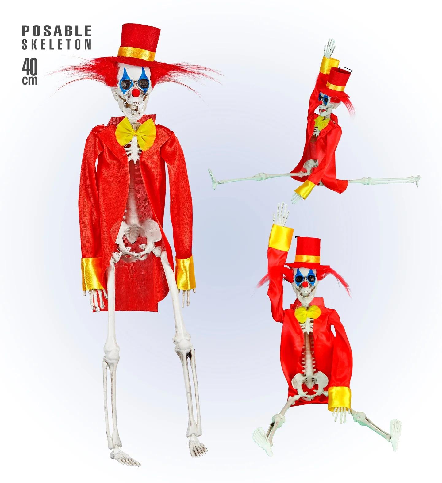 Skelet horror clown 40cm - Image 2
