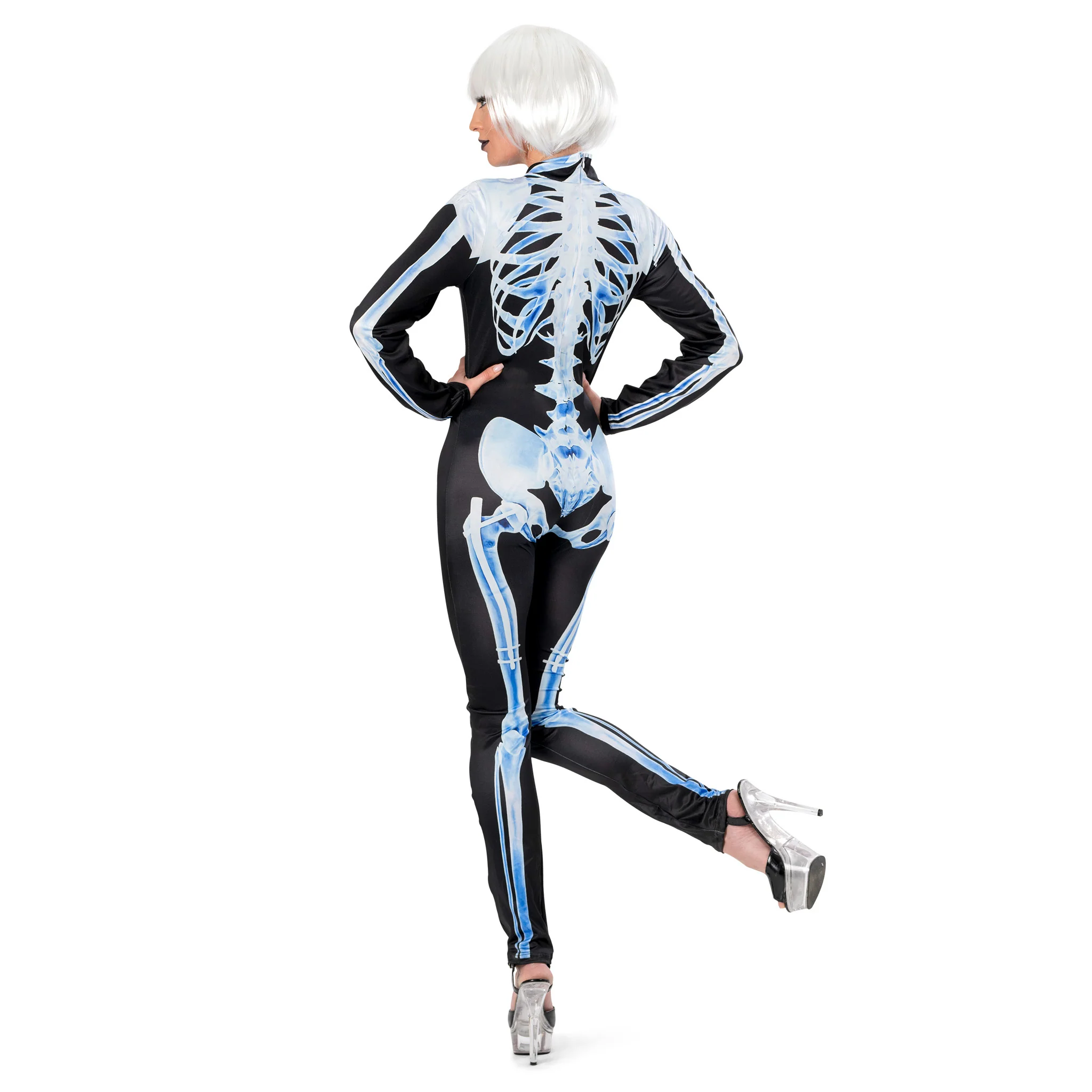 Skelet jumpsuit Blauw - Image 3