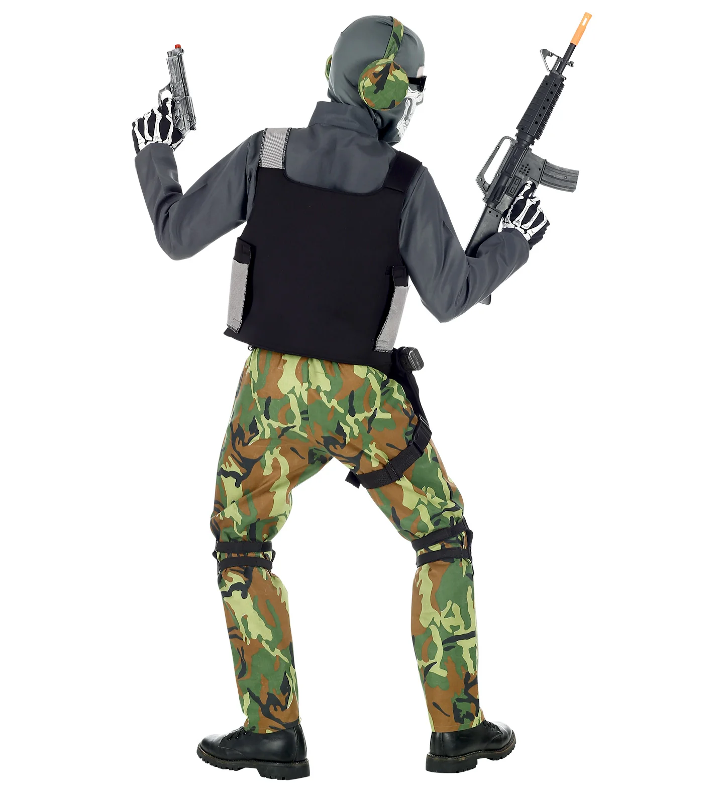 Stoer soldaten skelet pak voor kinderen - Image 3