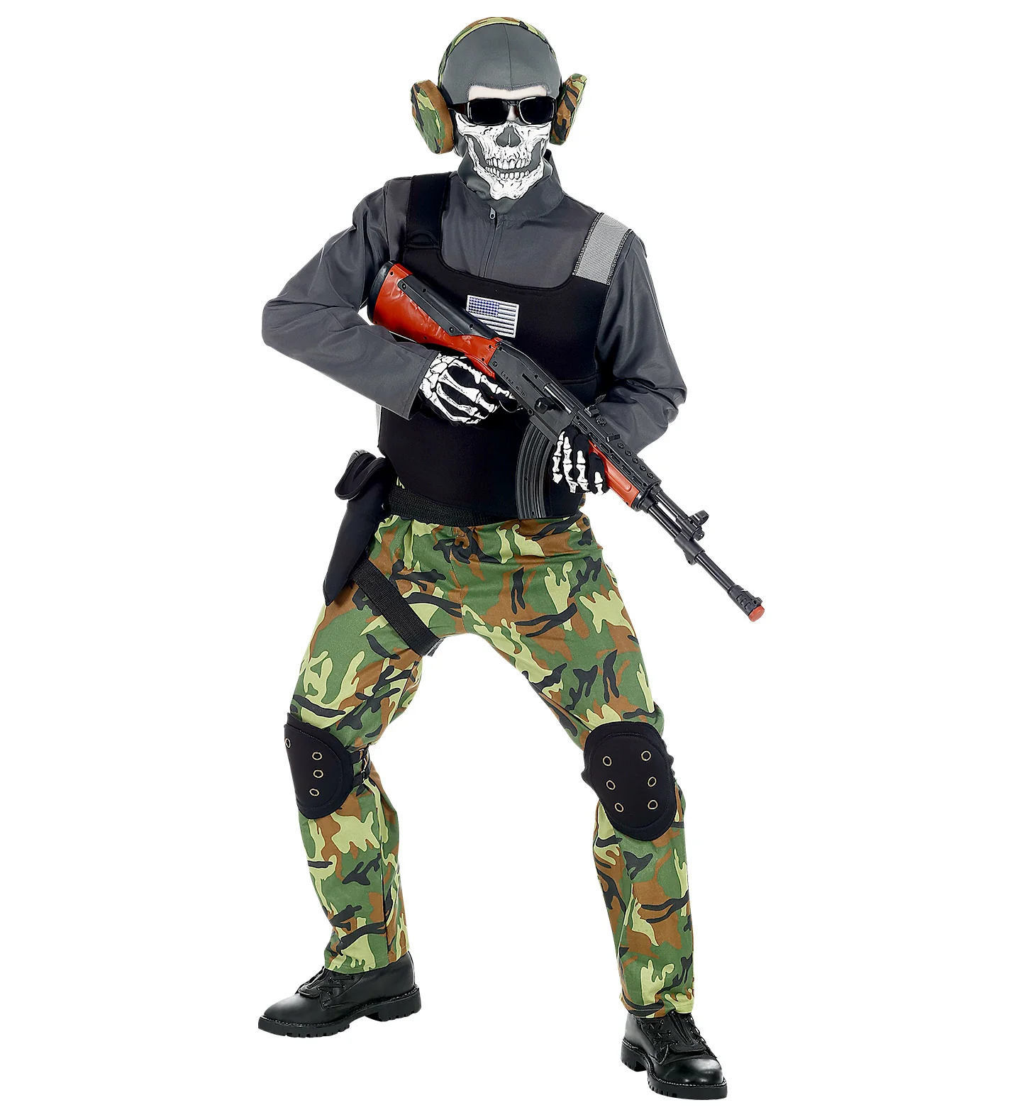 Stoer soldaten skelet pak voor kinderen - Image 4