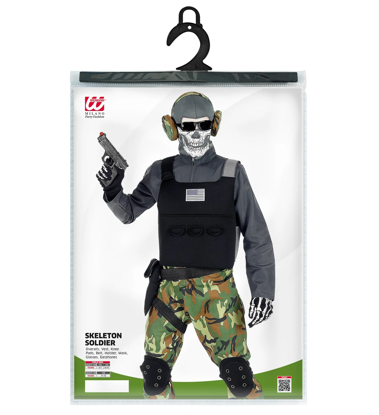 Stoer soldaten skelet pak voor kinderen - Image 6