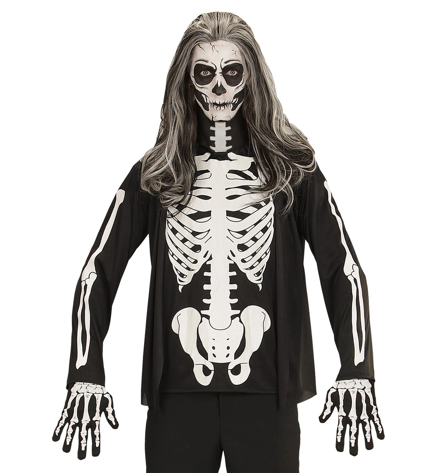 Skeleton shirt voor Halloween