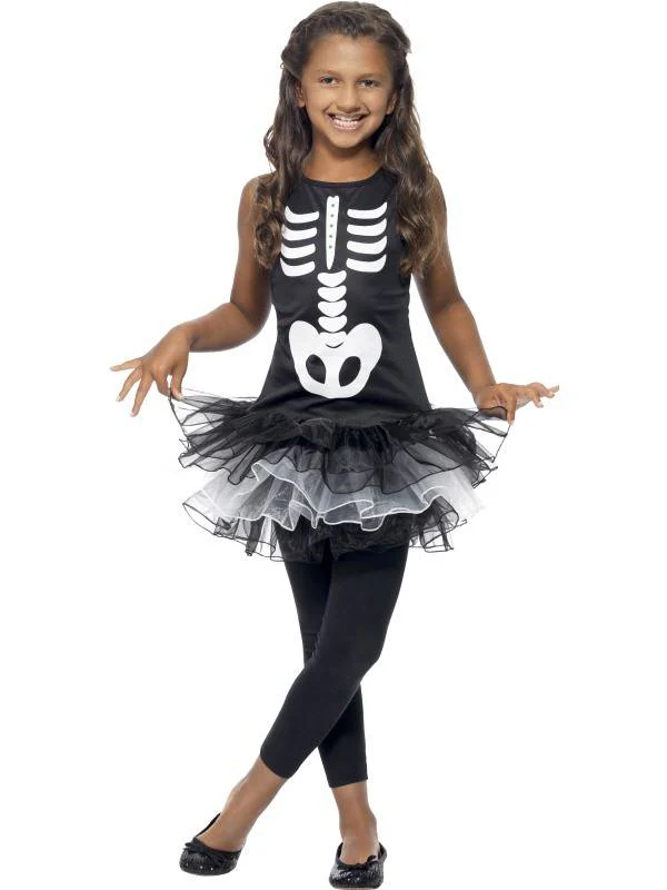 Skeleton tutu kostuum meiden