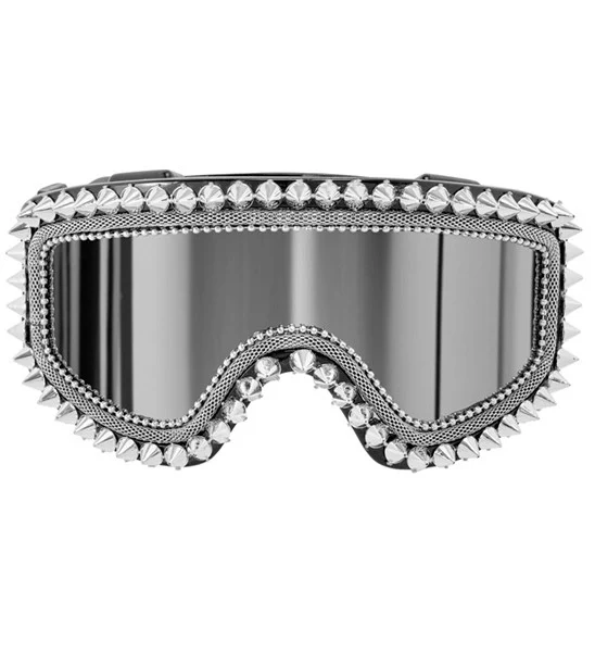 Ski-bril 80's zilver strass-nagels Maud - Image 3