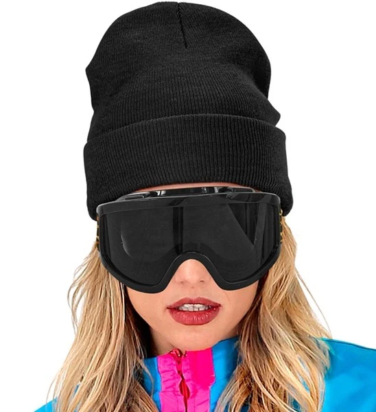 Ski-bril 80's zwart luipaardprint Jesse - Image 3