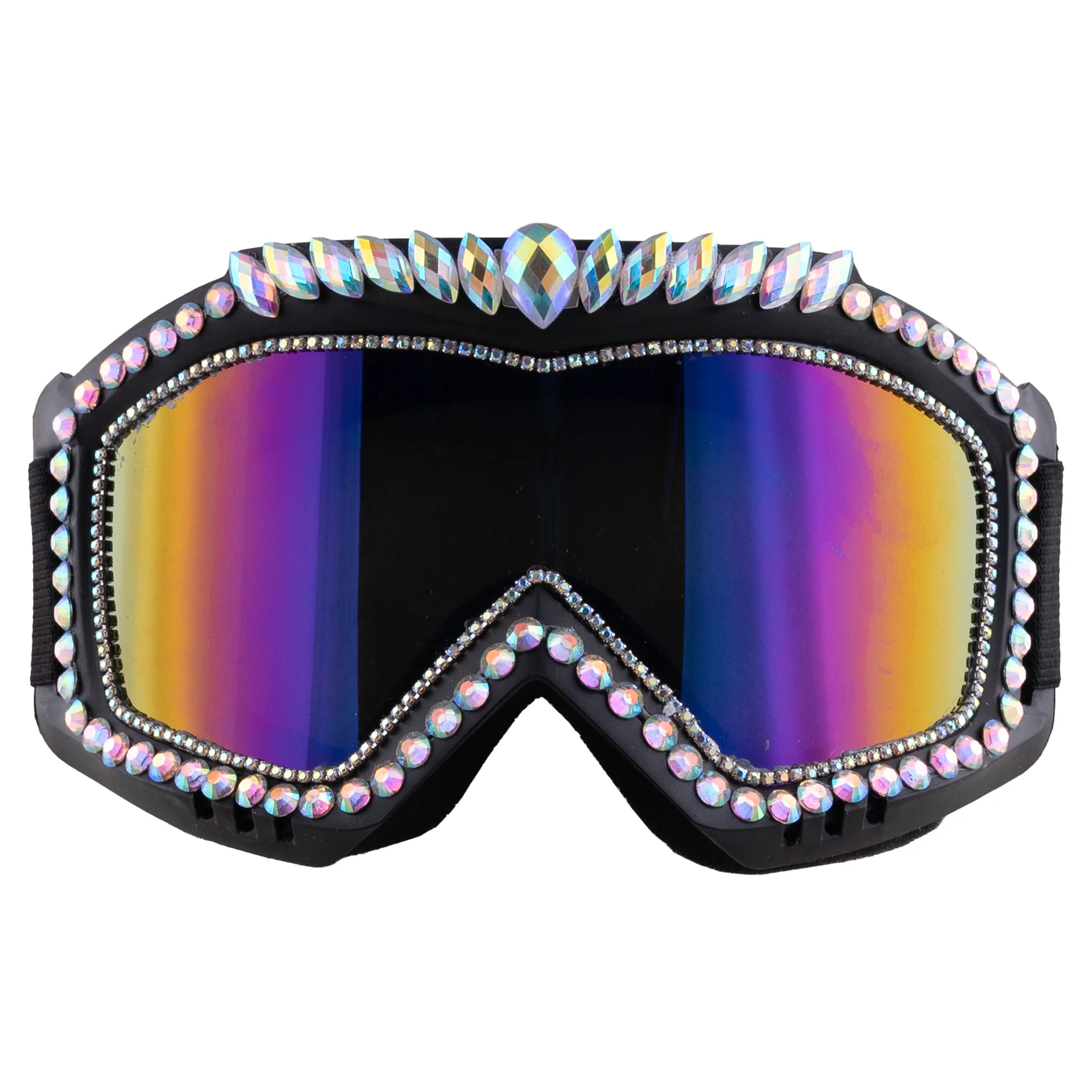 Ski bril met strass steentjes diamant - Image 2