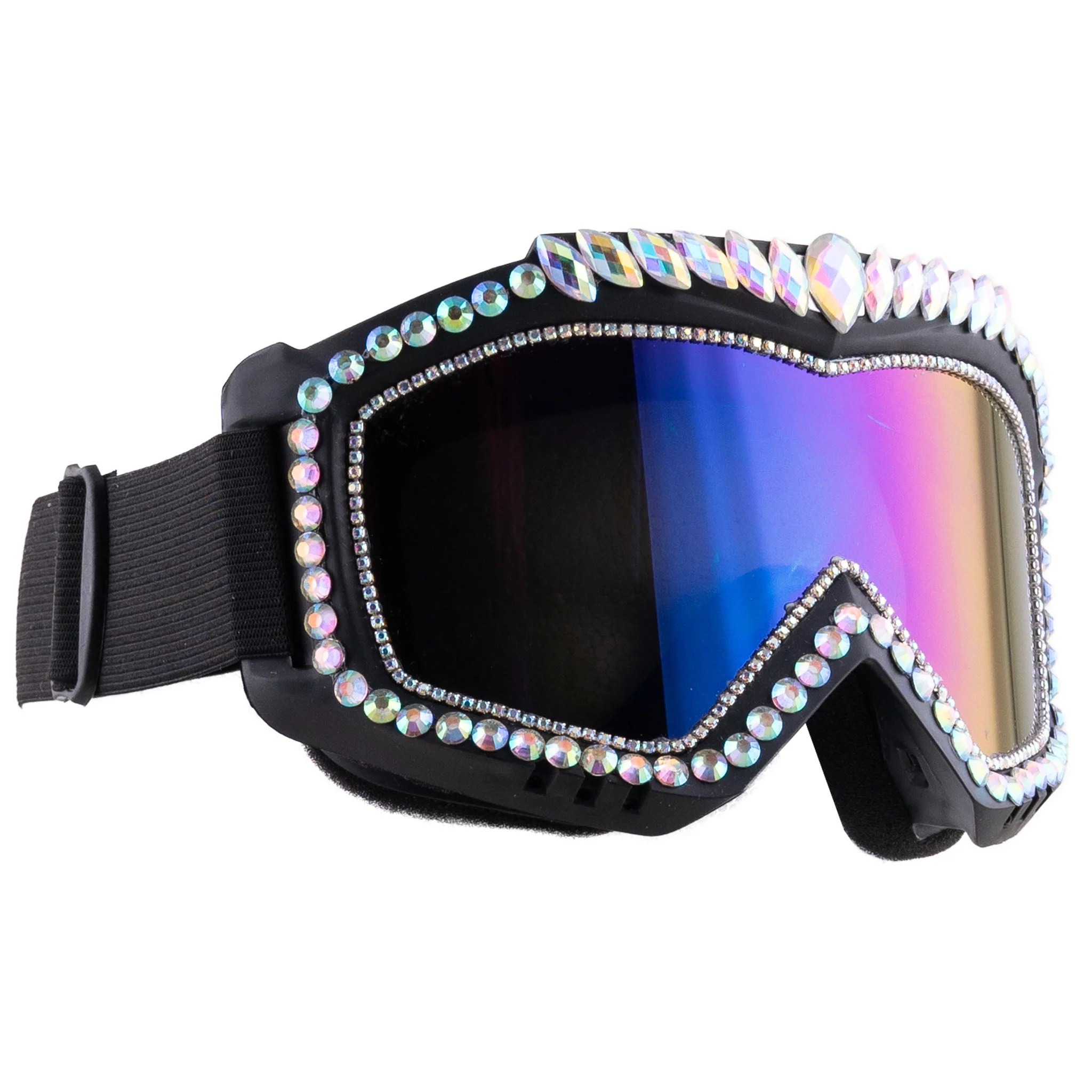 Ski bril met strass steentjes diamant - Image 3