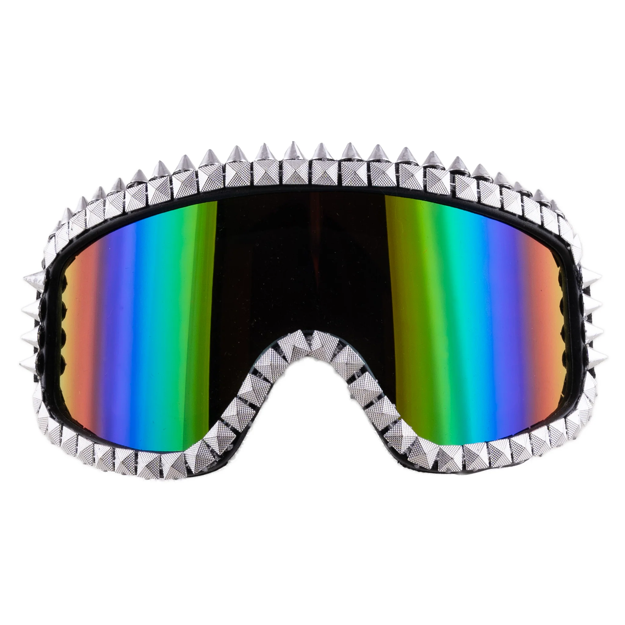 Ski bril met strass steentjes Zilver - Image 2