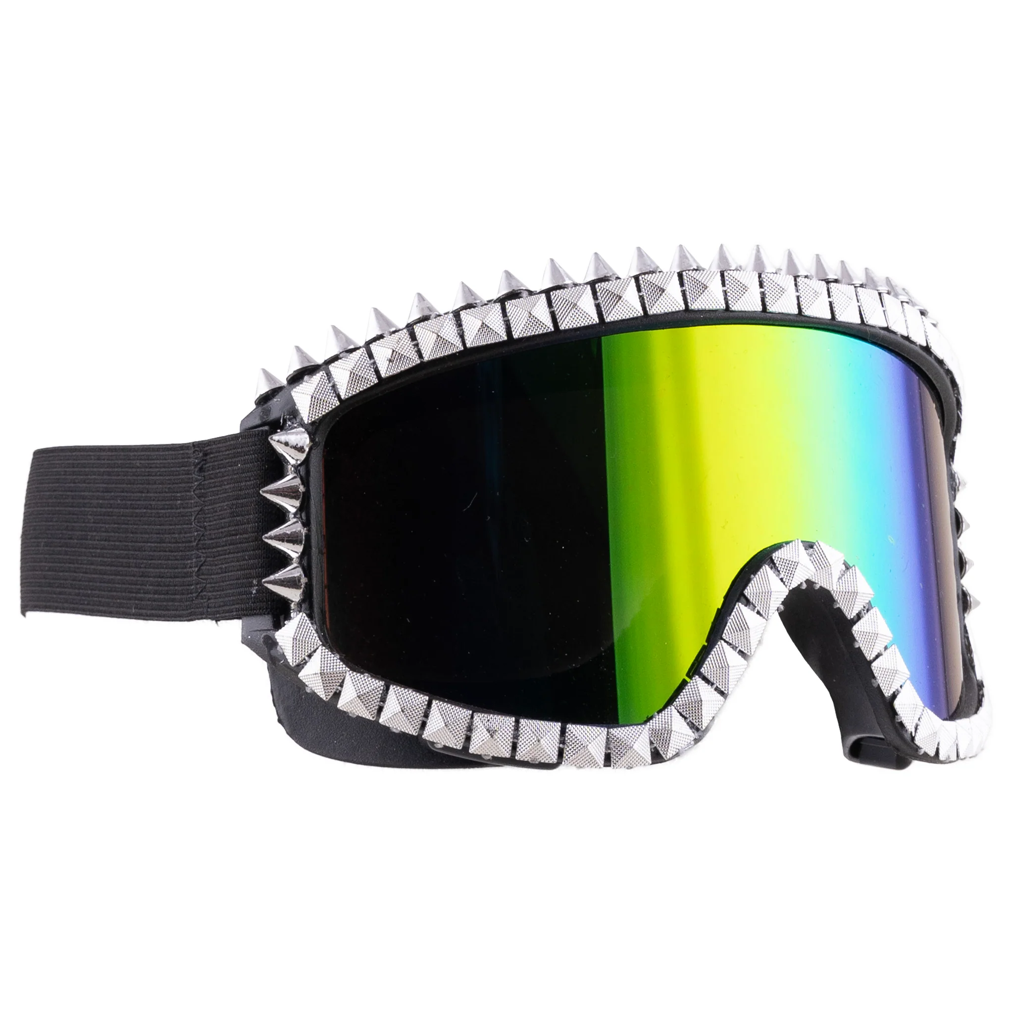 Ski bril met strass steentjes Zilver - Image 3