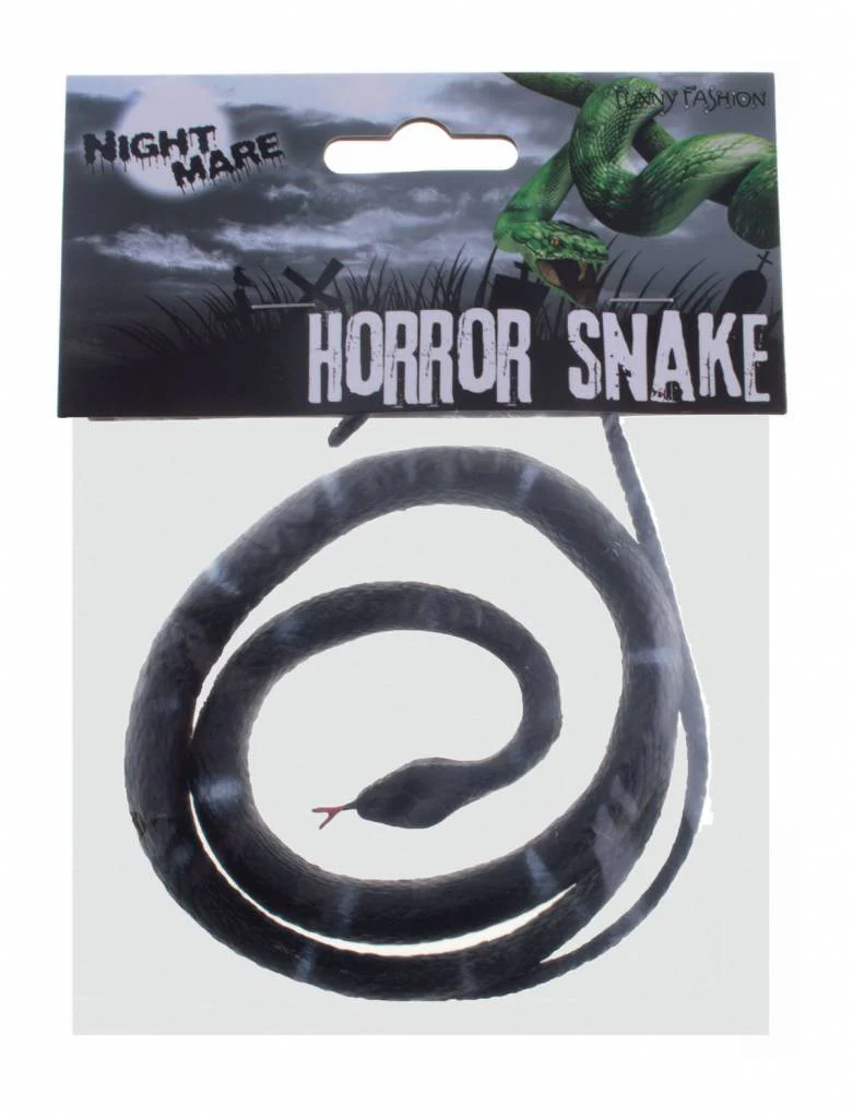 Slang zwart grijs voor Halloween - Image 2