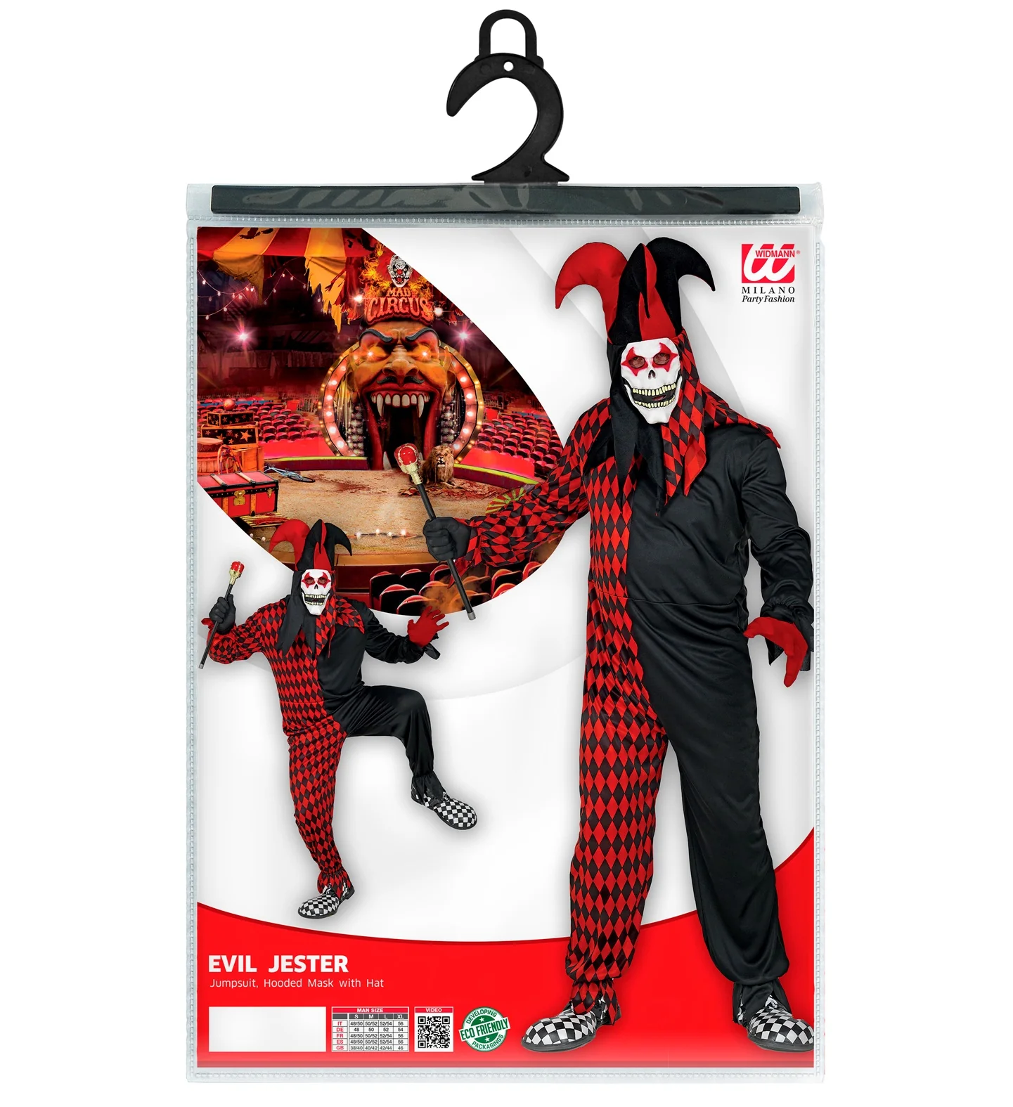 Horror harlekijnspak griezel - Image 4