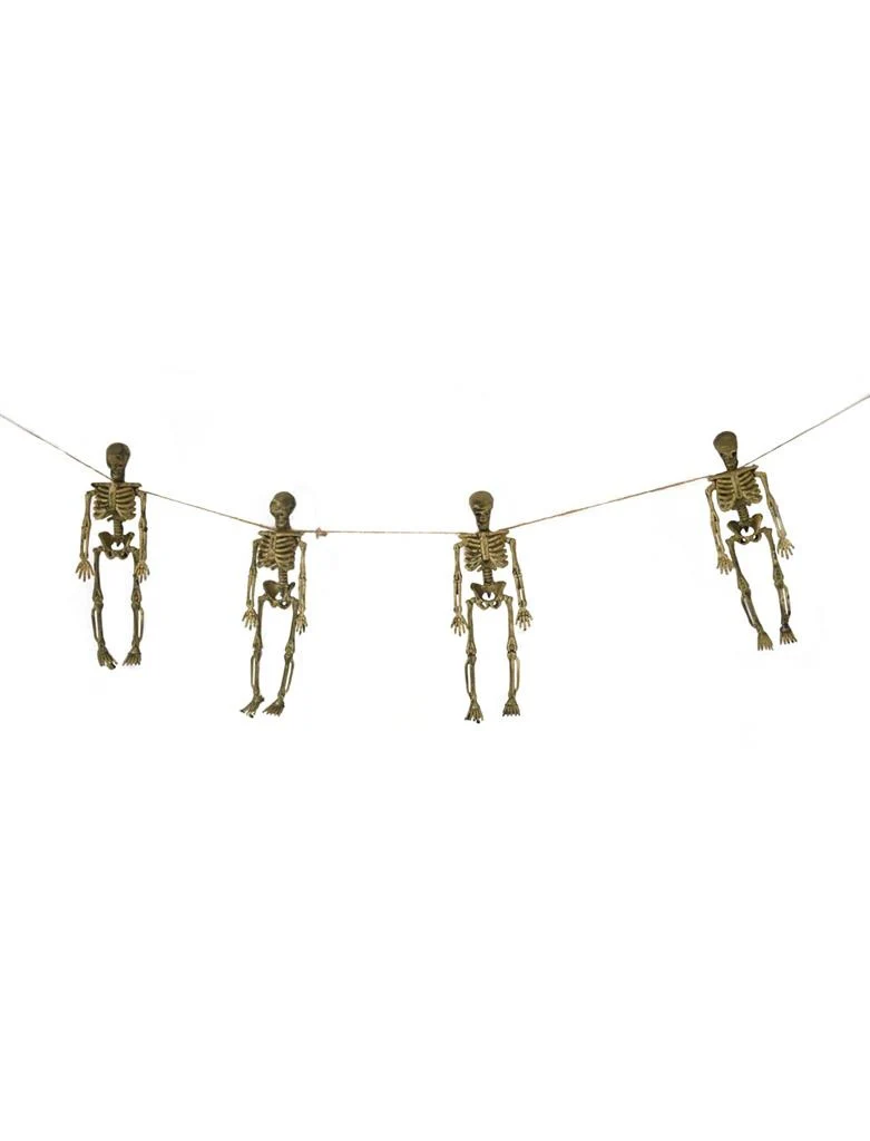 Slinger met skeleten voor Halloween