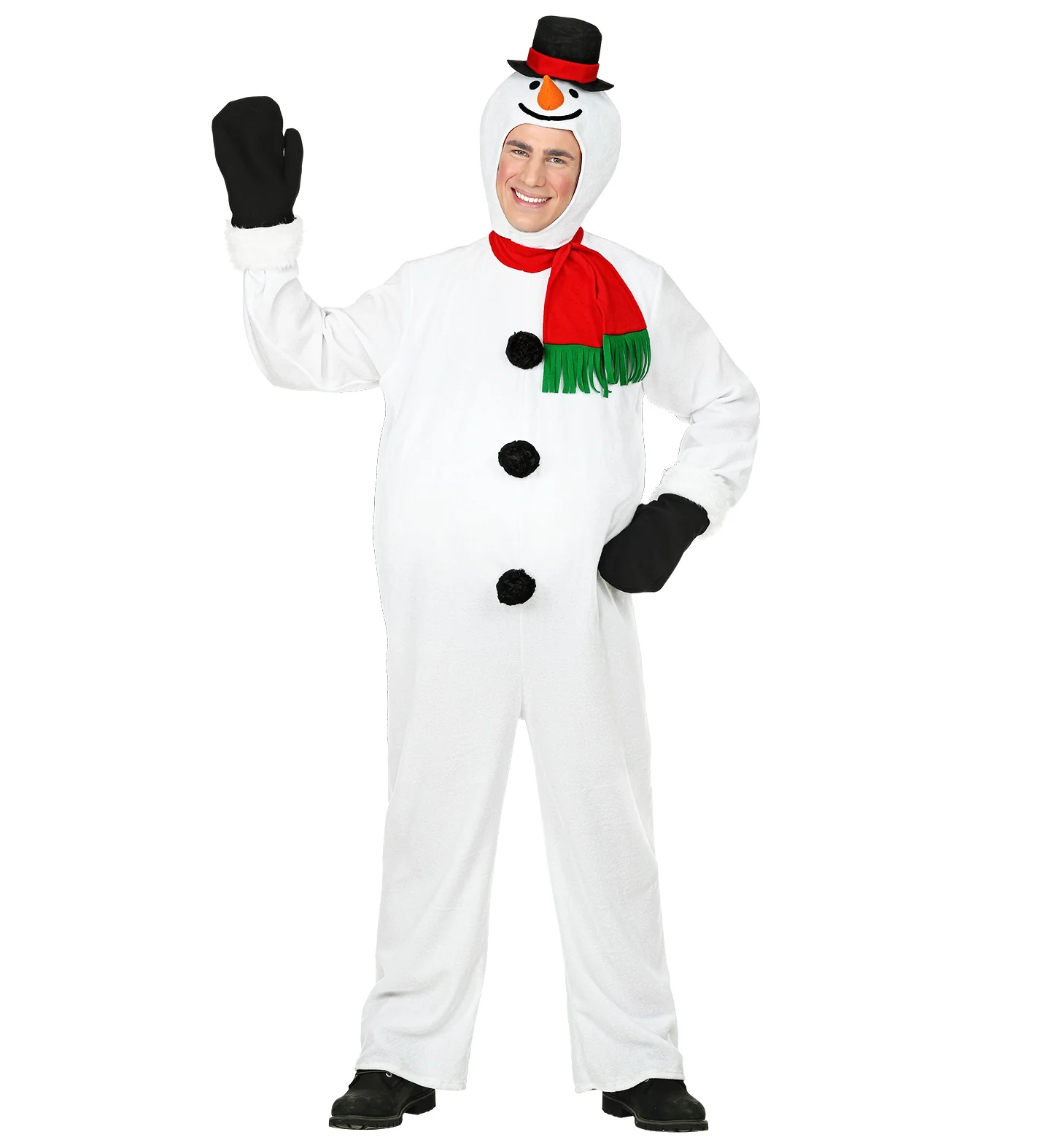 Sneeuwpop jumpsuit volwassenen - Image 2
