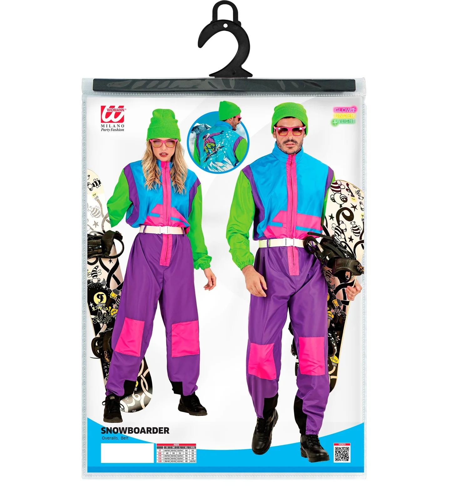 Retro snowboarder kostuum Otto - Image 4