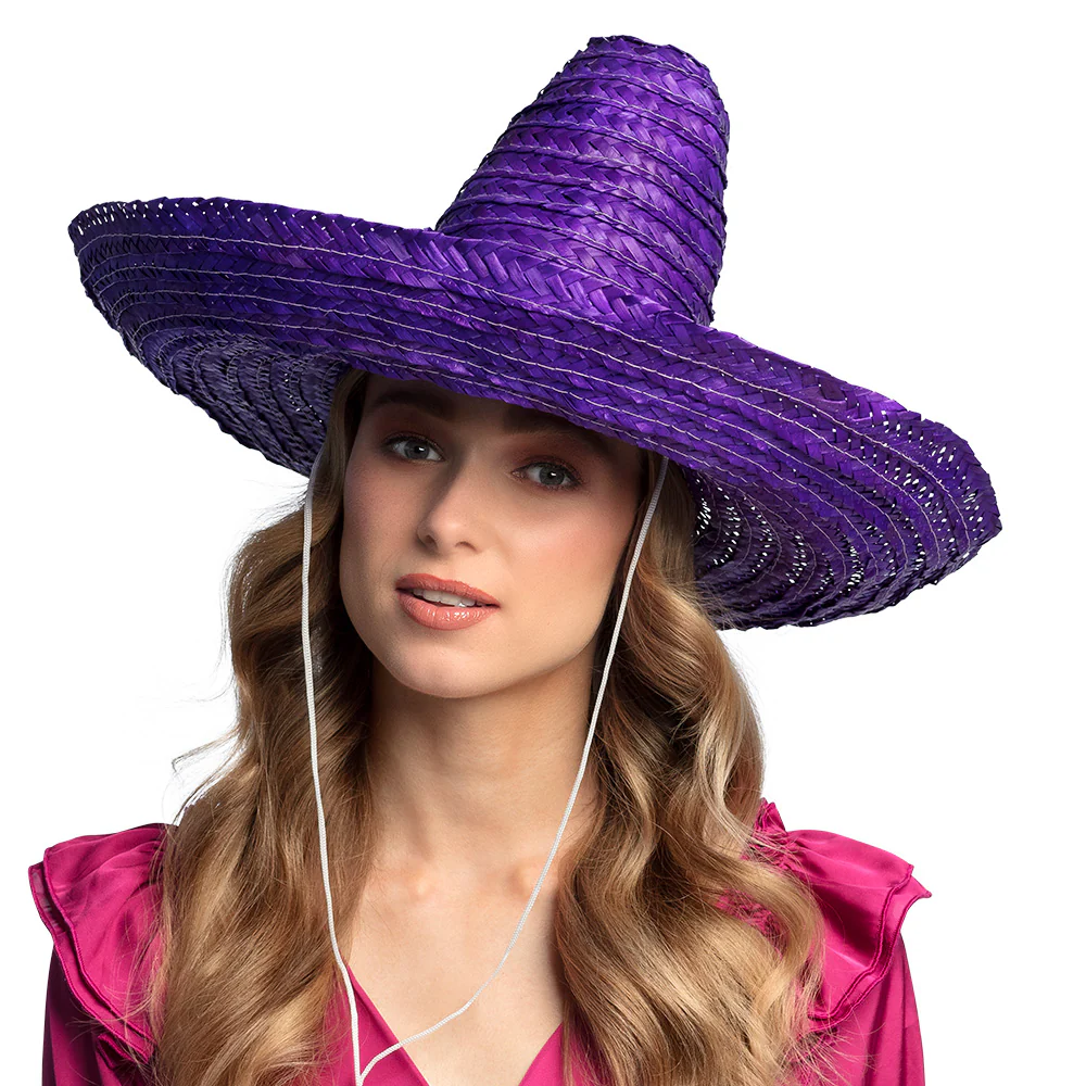 Sombrero Puebla paars - Image 3
