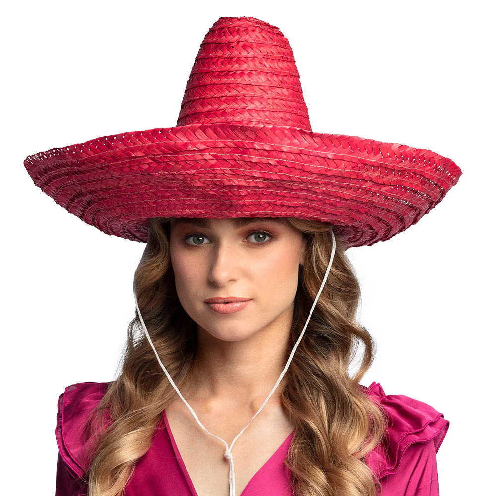 Sombrero Puebla rood - Image 3