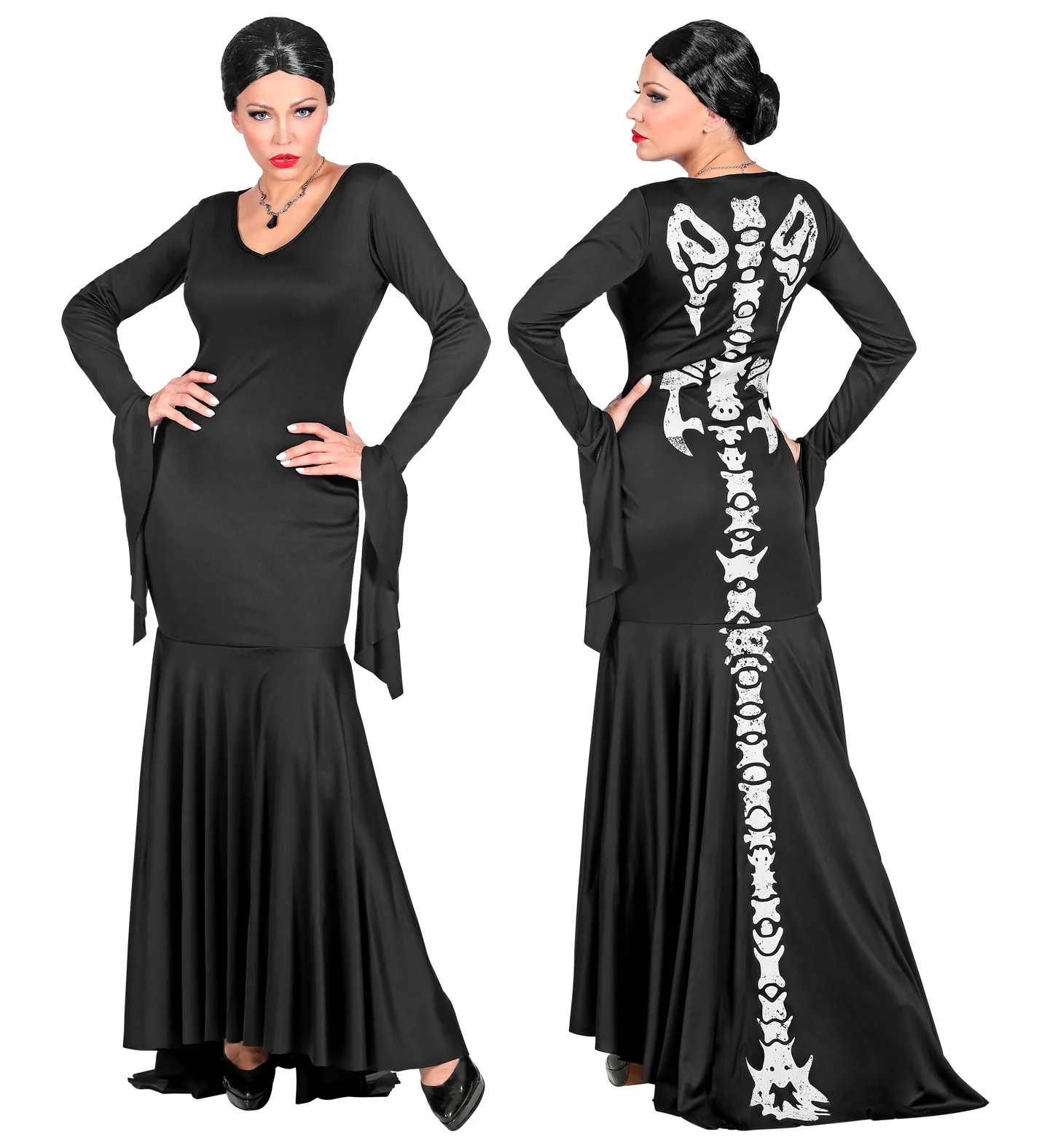 Skelet jurk voor dames lang - Image 4