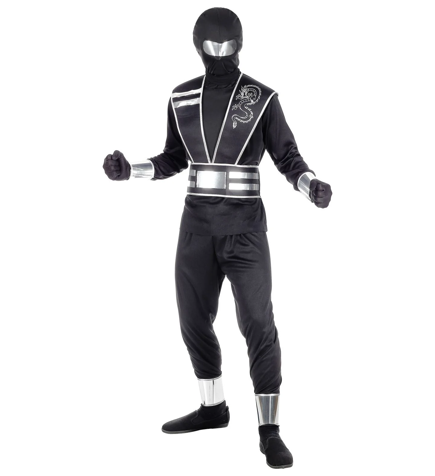 Zwart ninja pak voor kinderen - Image 4
