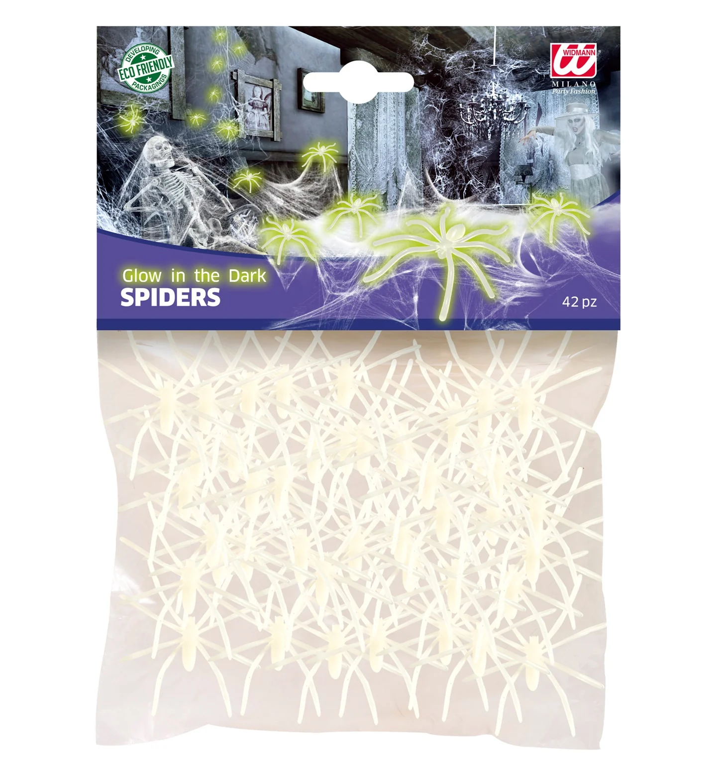 Nep spinnen glow in the dark 42 stuks - Image 3
