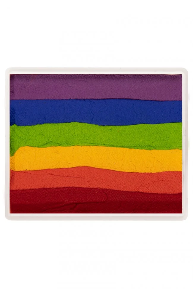 Splitcake waterbasis 50 gram regenboog