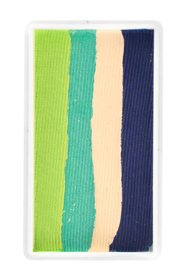 Splitcake  groen-groen-wit-blauw 28gr