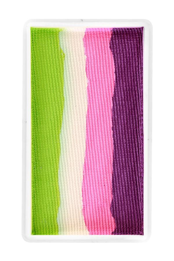 Splitcake groen-wit-roze-paars 28gr