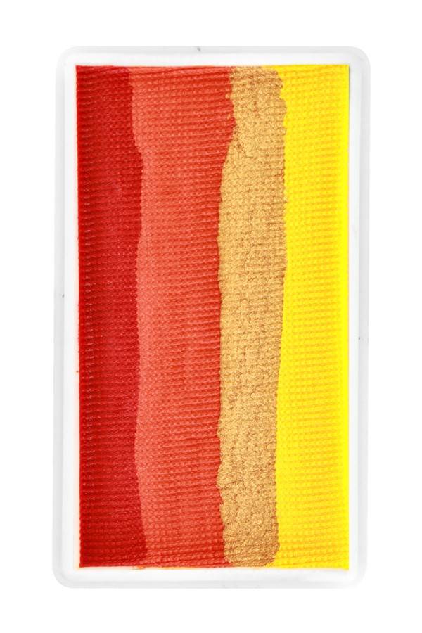 Splitcake rood-oranje-geel-geel 28gr