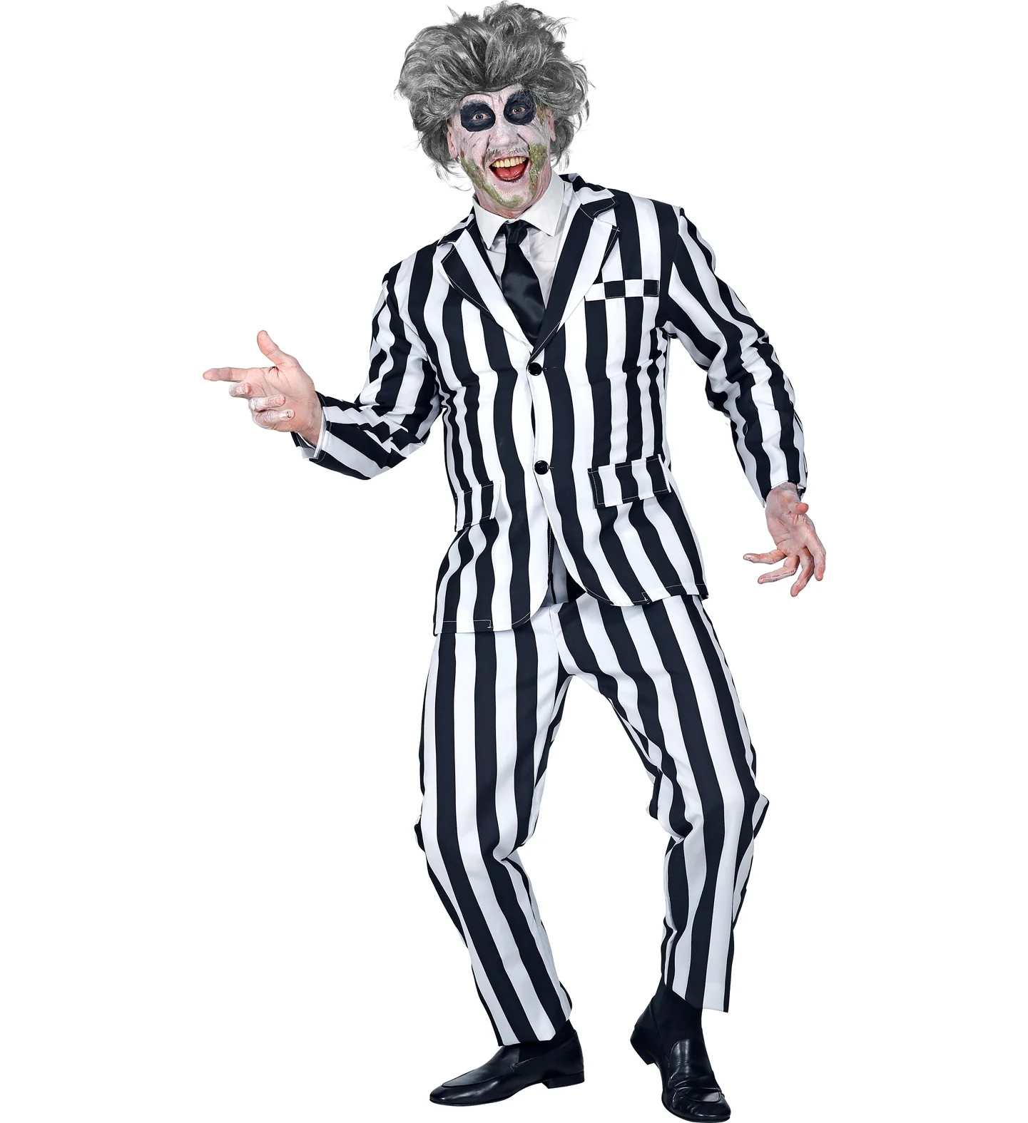 Zwart wit gestreept kostuum - Image 2