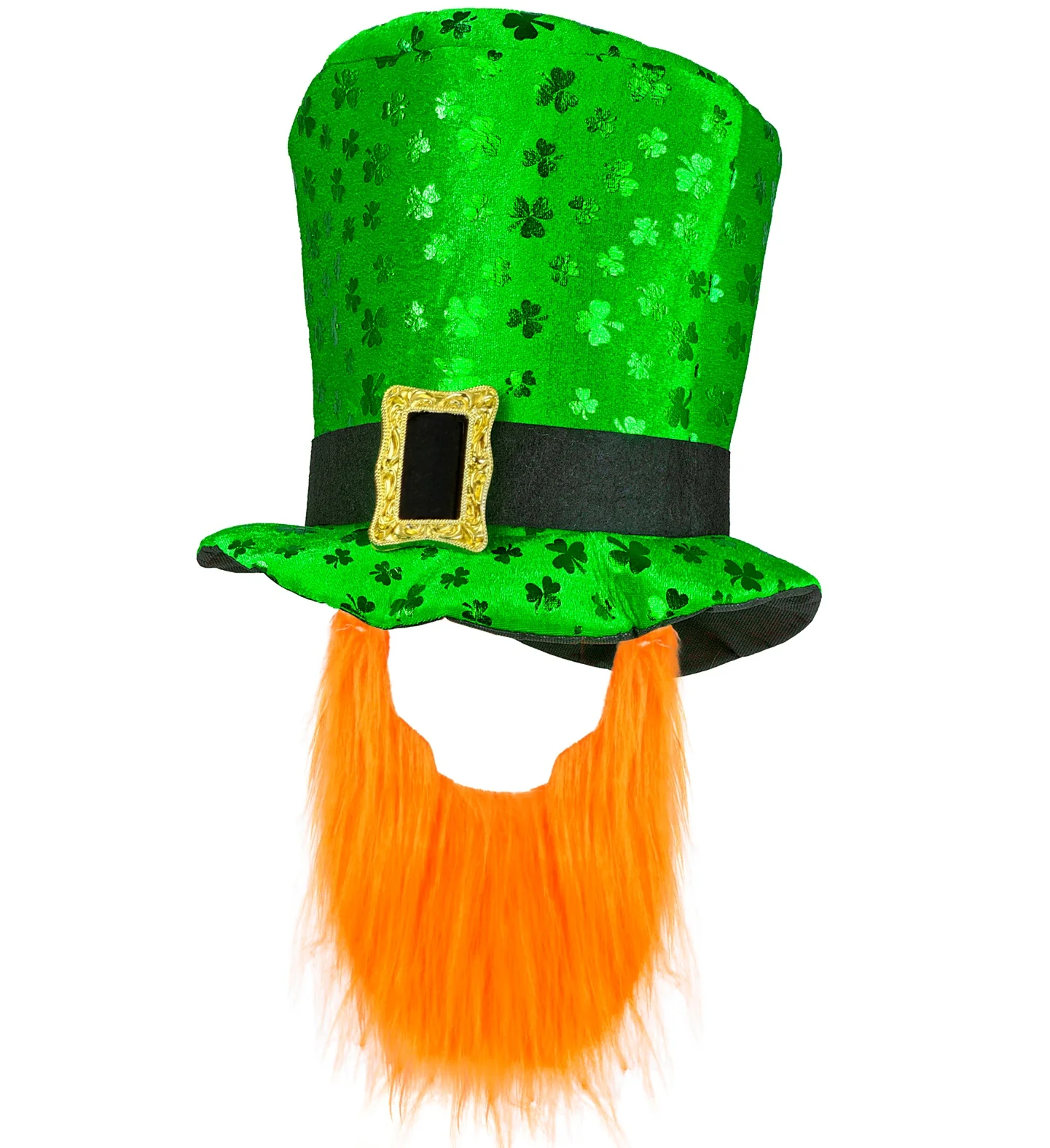 St Patricks Day hoge hoed met baard