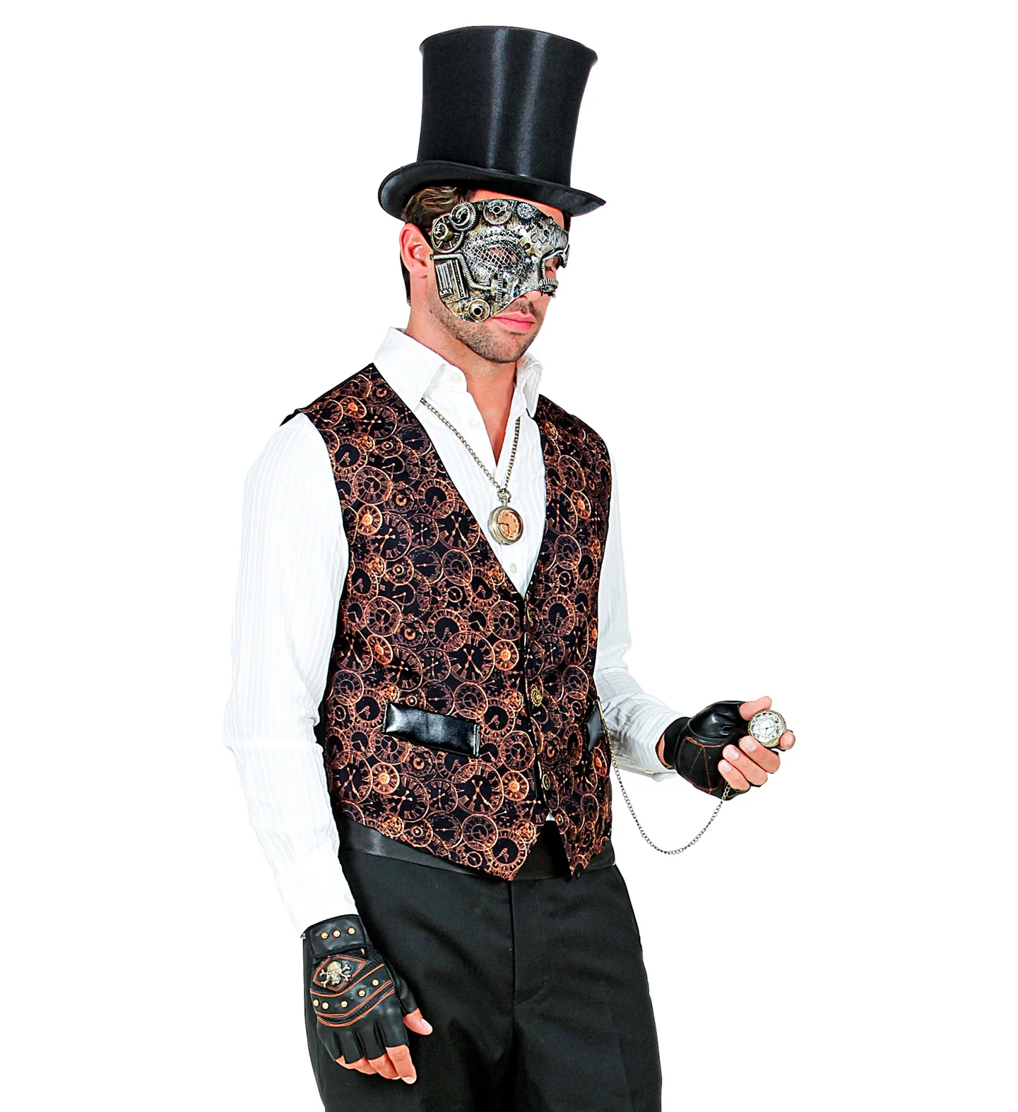 Steampunk vestje heren - Image 3