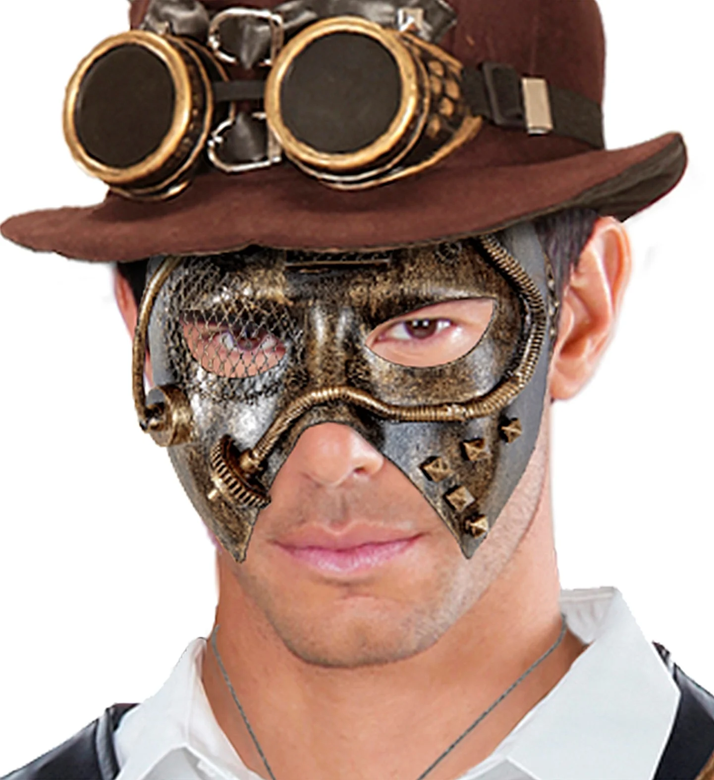 Steampunk masker koper - Image 3