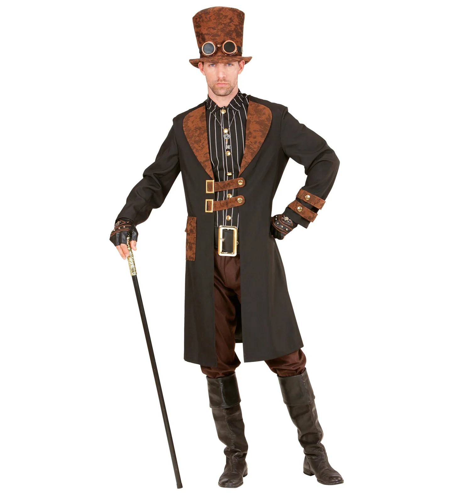 Steampunk outfit Bart man - Image 4