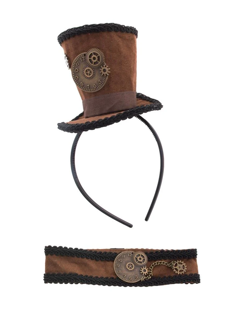 Steampunk verkleed set Victoria 2-dlg - Image 2
