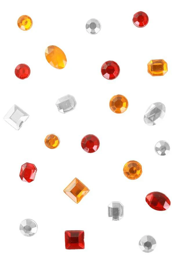 Stenen rood-wit-geel  200 gram