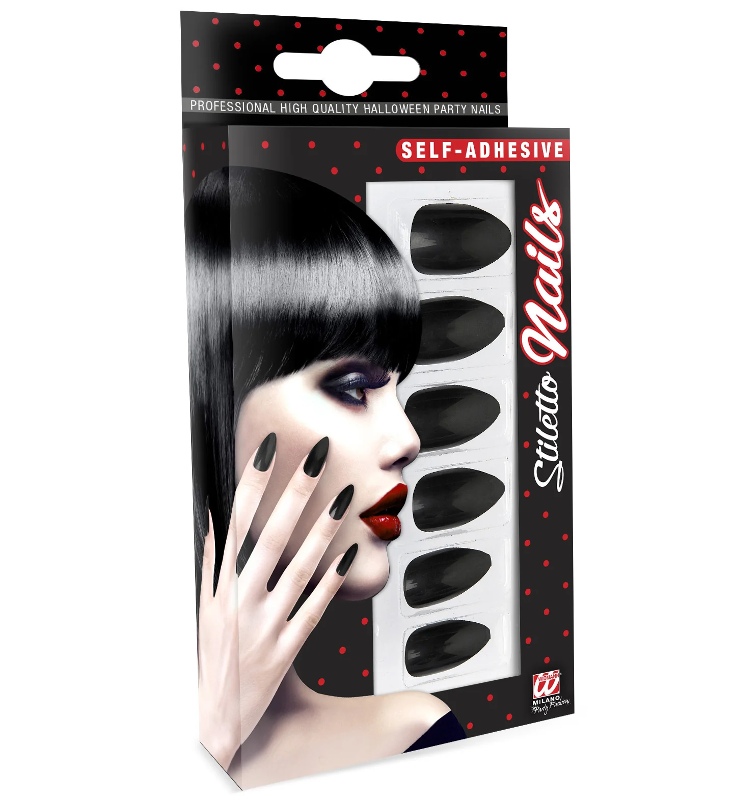 Stiletto nagels zwart - Image 3