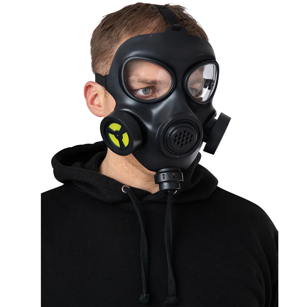 Stoer zwart gasmasker Ruud - Image 2