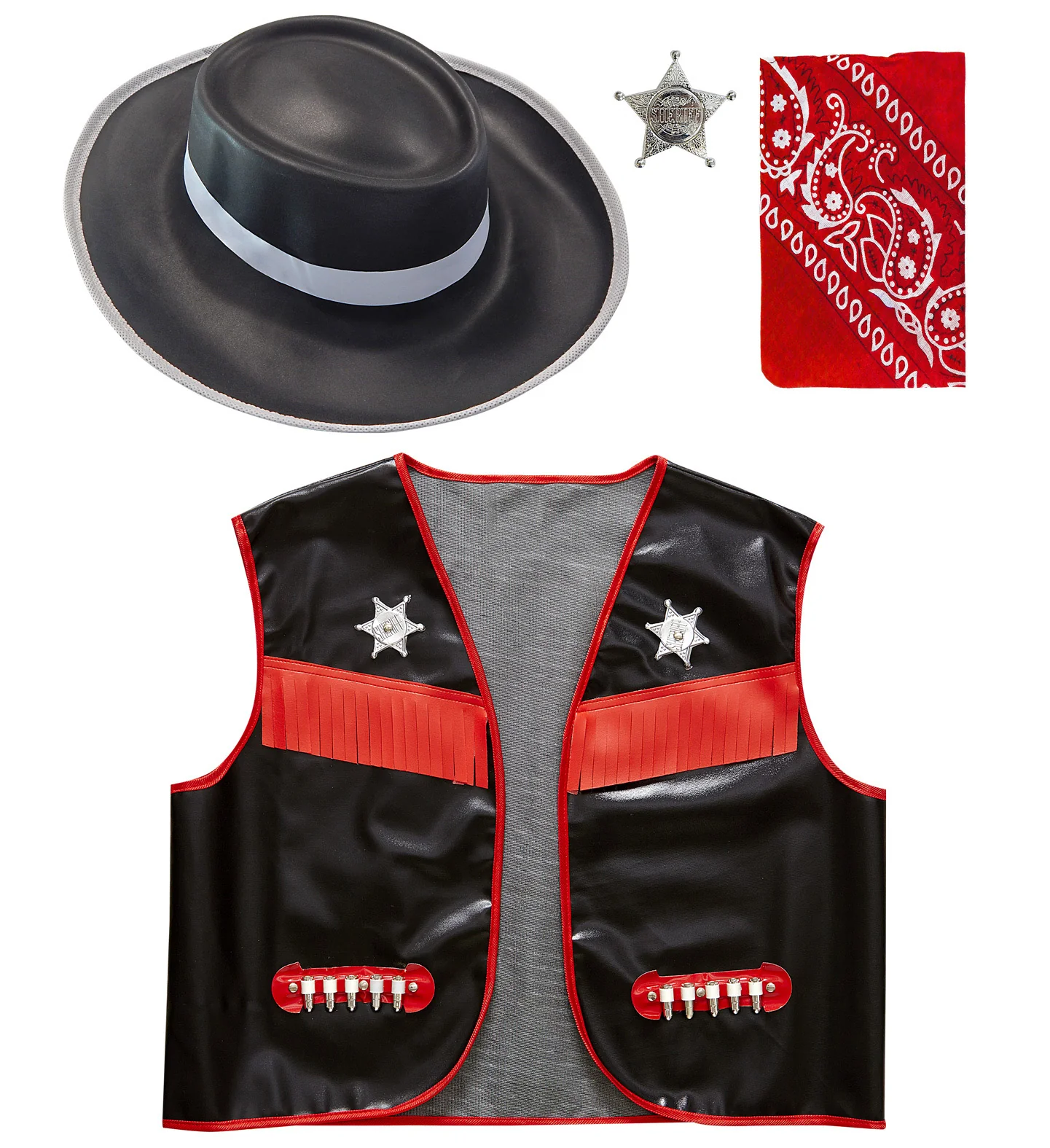 Cowboy verkleedset kind zwart - Image 3