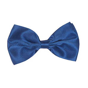 Vlinderstrik satijn blauw - Image 5