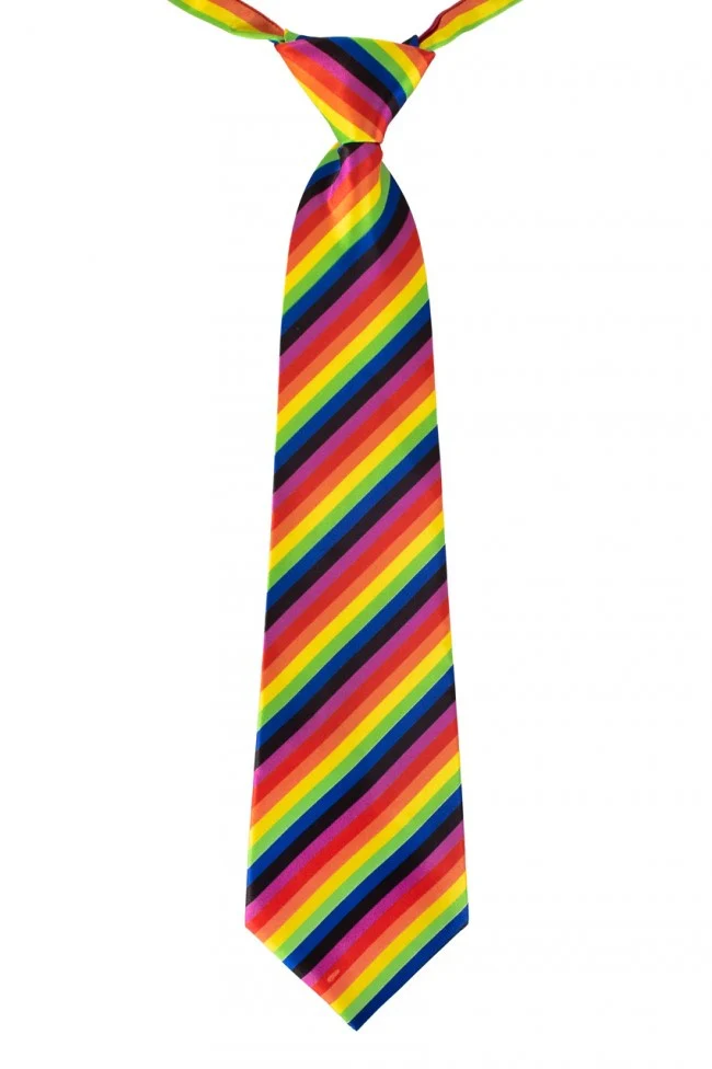 Stropdas regenboog