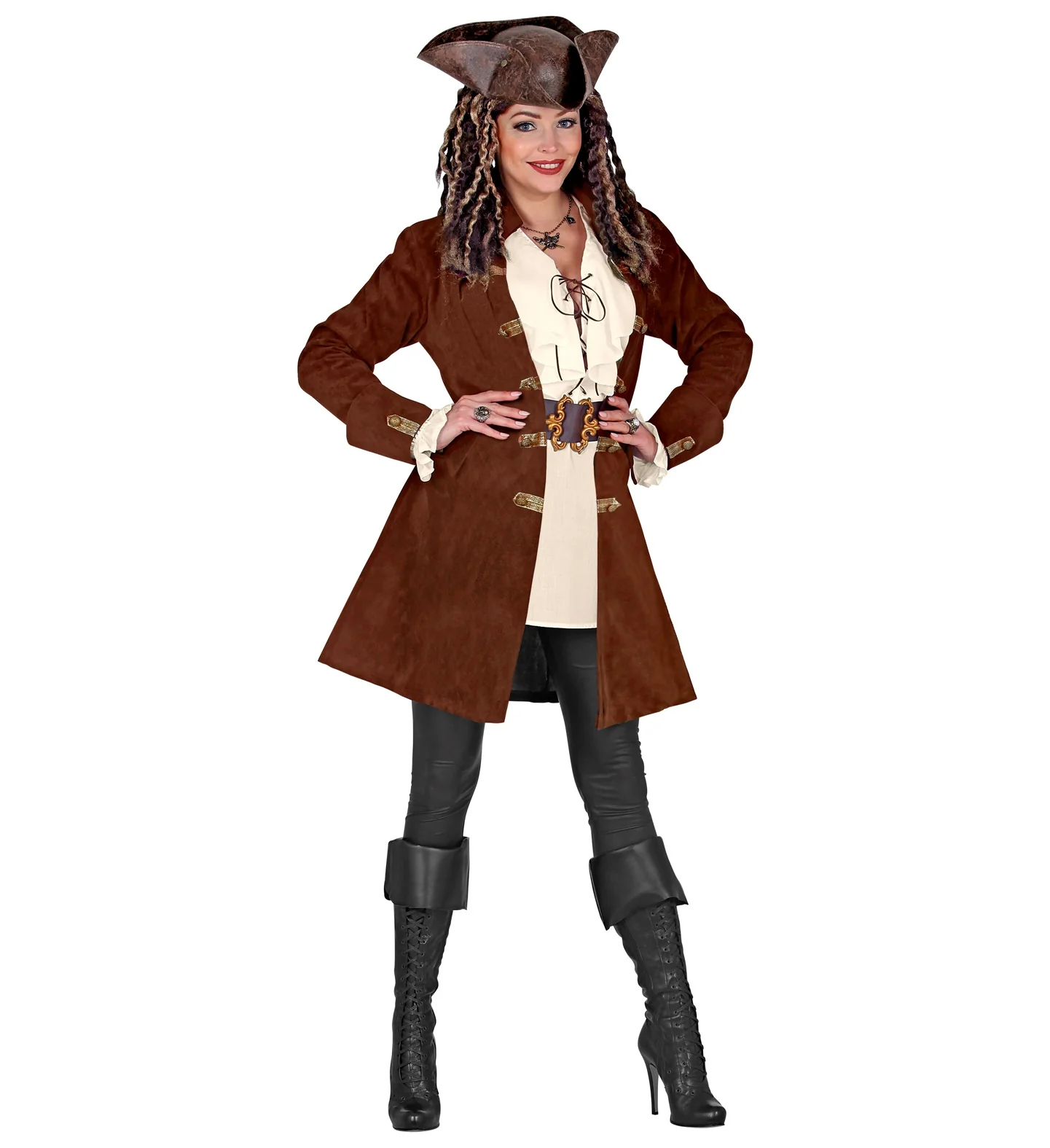 Piratenjas suede dames Kelly