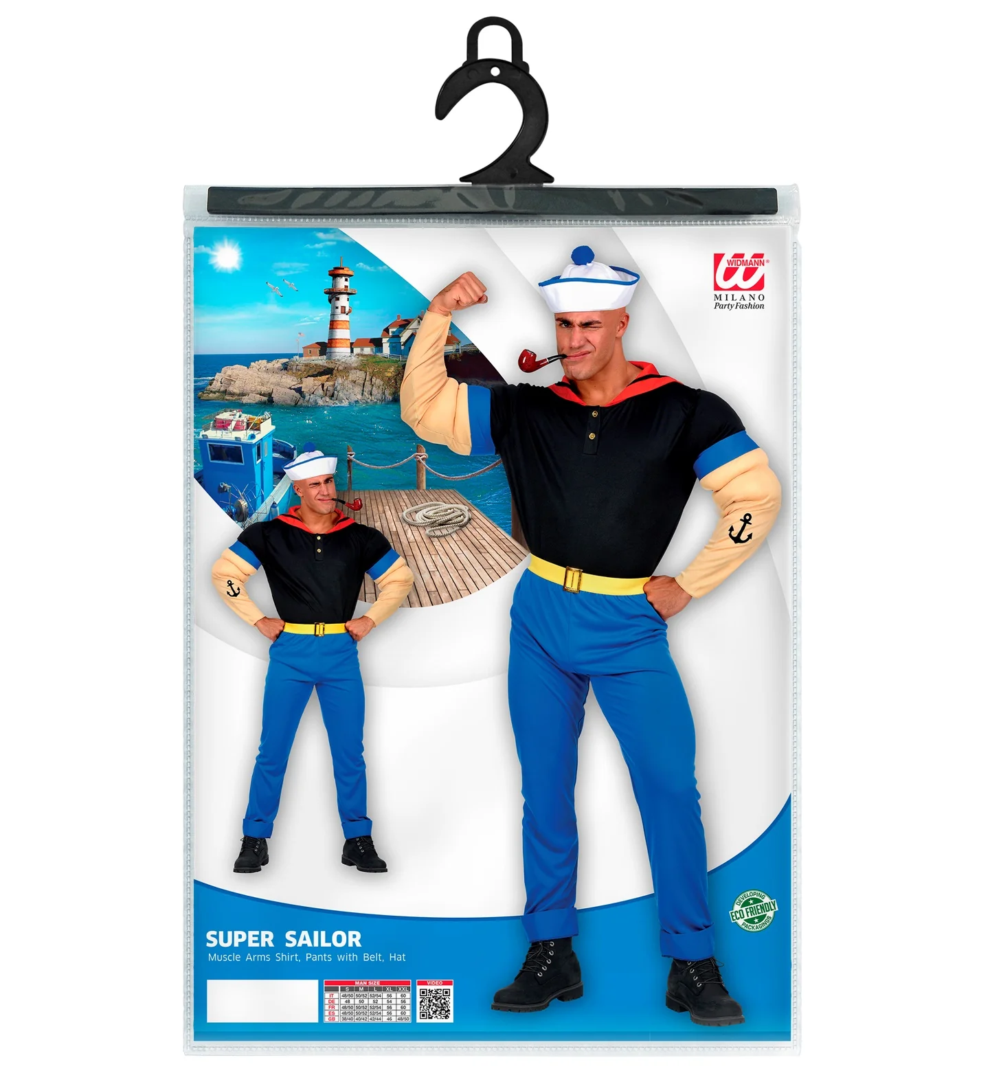 Super matroos Popeye pak volwassenen - Image 5