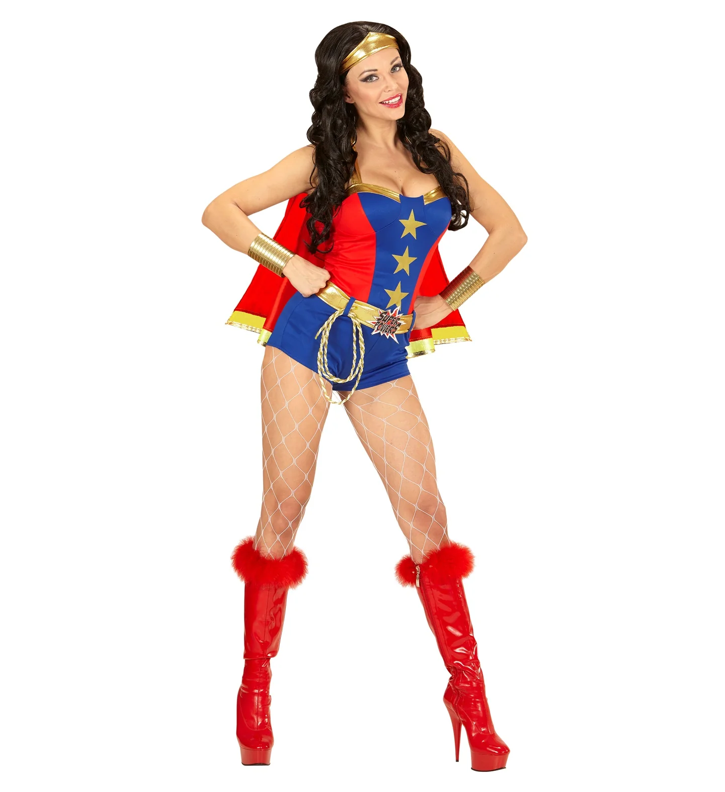 Super Power Meisjes jurk met cape - Image 2