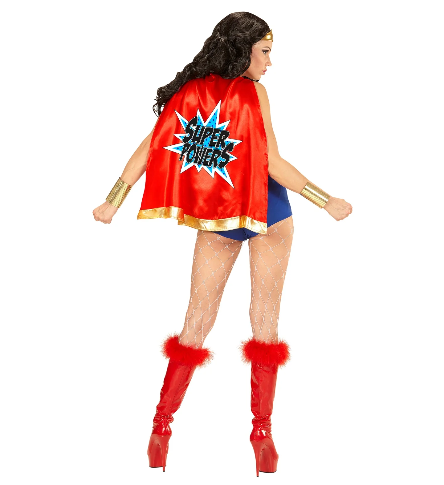 Super Power Meisjes jurk met cape - Image 3