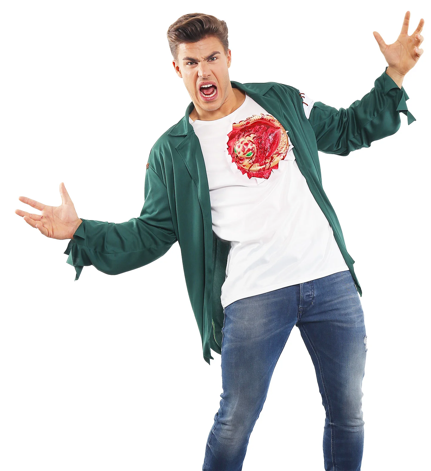 T-shirt met open wond Alien - Image 4