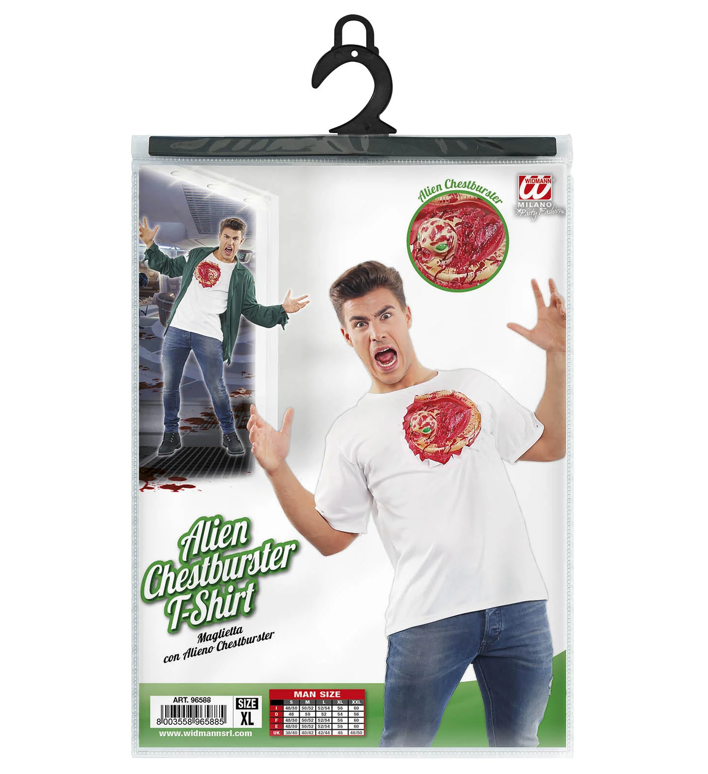 T-shirt met open wond Alien - Image 5