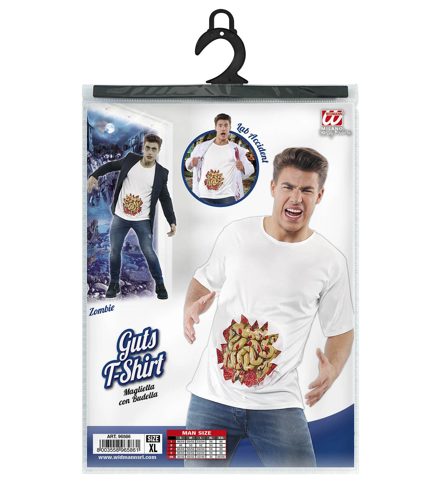 T-shirt met print blootliggende ingewanden - Image 5