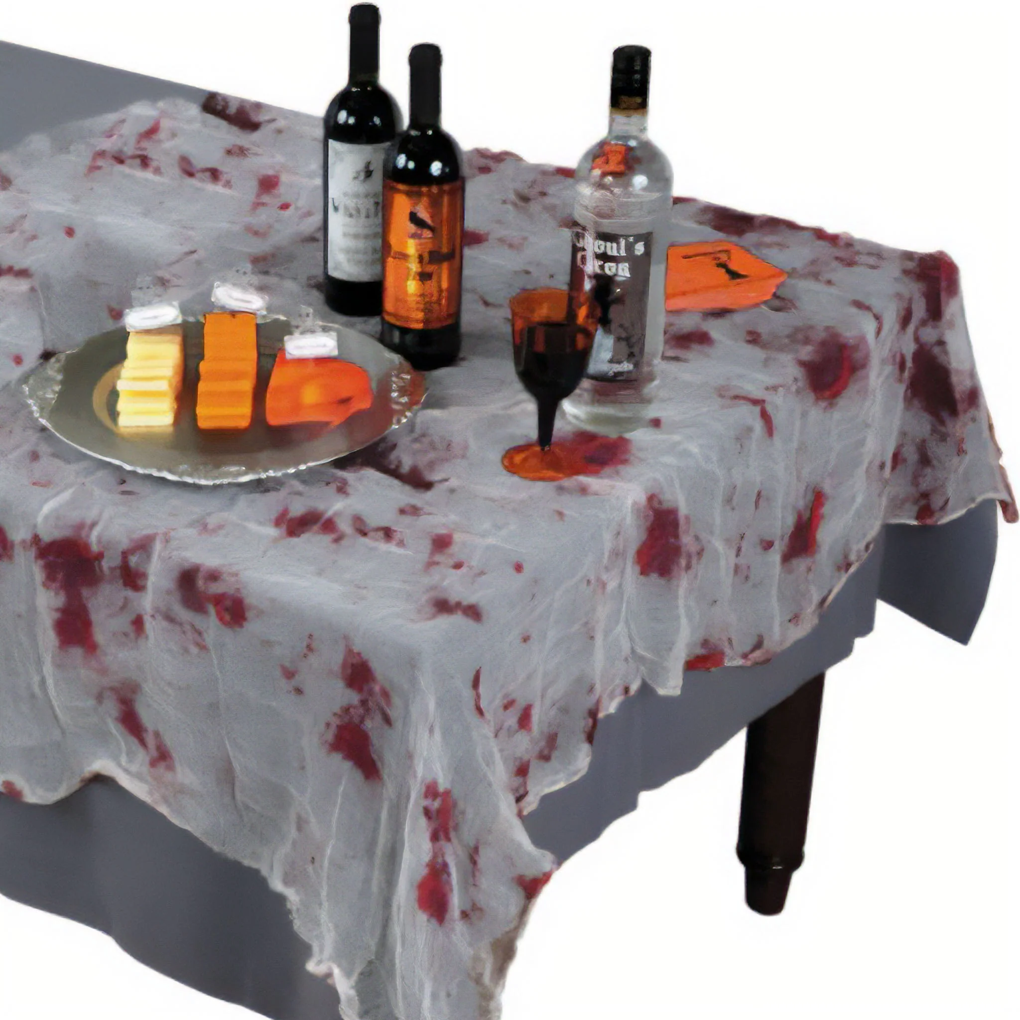 Tafellaken met enge bloedspetters  270x136cm